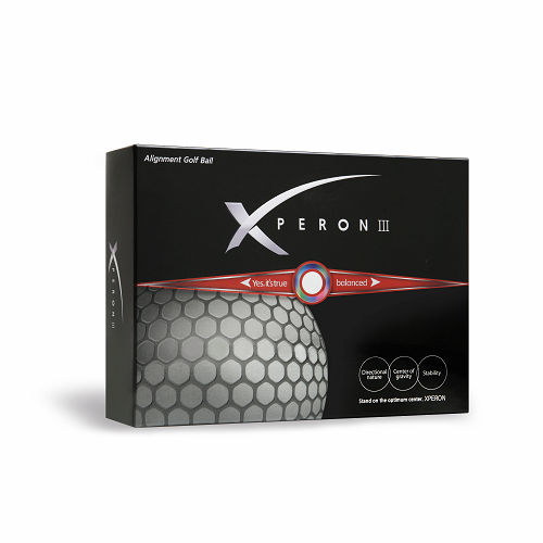 Dual Aligned Golf Ball _Xperon __ _ 3 piece White Ball
